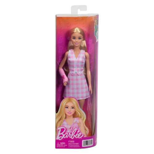 Păpușă Barbie Fashionistas cu ghips roz la braț, 30 cm cumpăra în Chișinau