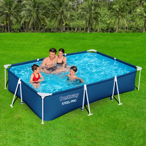 Каркасный бассейн Bestway Steel Pro 300x201x66 см, 3300 литров, с фильтр-насосом купить в Кишиневе