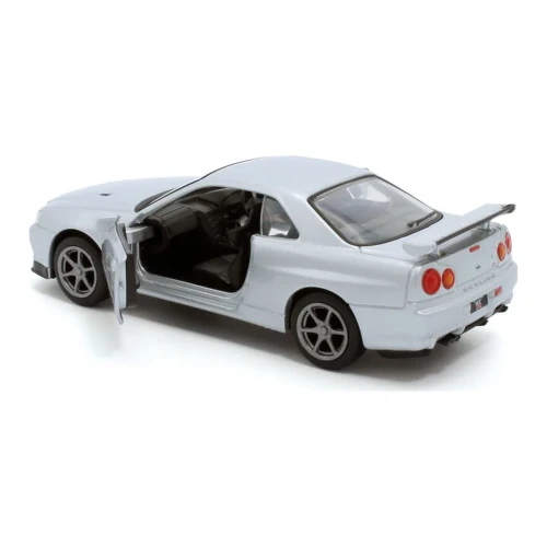 Model de mașină în miniatură Tayumo Nissan Skyline GT-R34 V-Spec II argintiu, 1:36 cumpăra în Chișinau