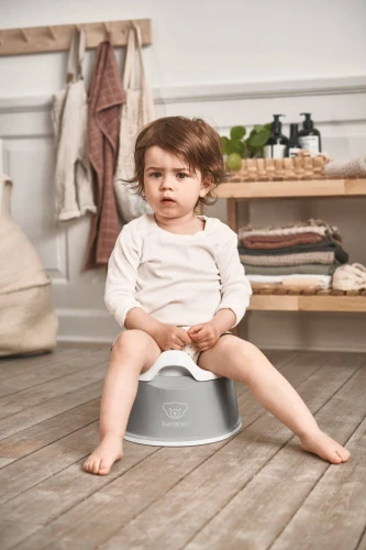 Горшок для детей BabyBjorn Smart Potty Grey/White, 6 мес+ купить в Кишиневе