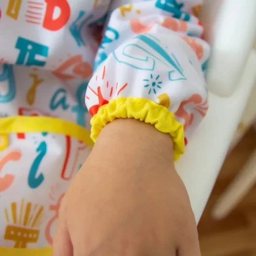 Фартук с рукавами для занятий BabyJem Алфавит, 33 х 74 см купить в Кишиневе