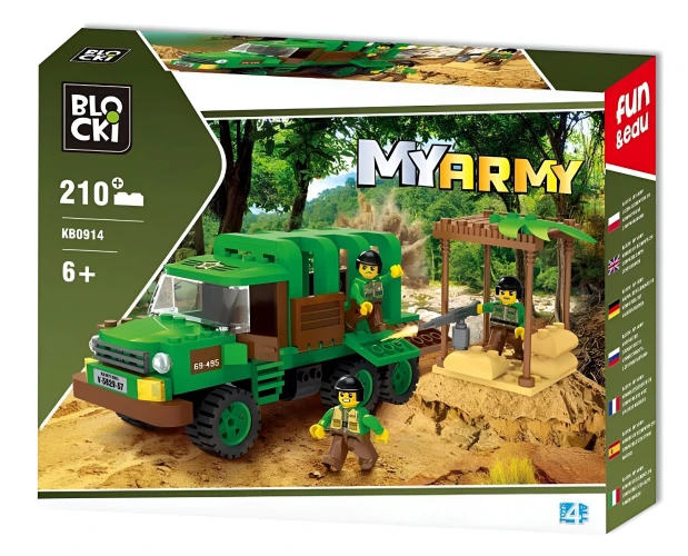 Set construcție Blocki MyArmy Aventură în Junglă, 210 elemente cumpăra în Chișinau