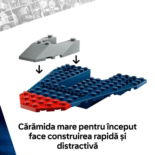 Set construcție Lego Marvel Captain America Vs. Thanos, 107 elemente cumpăra în Chișinau