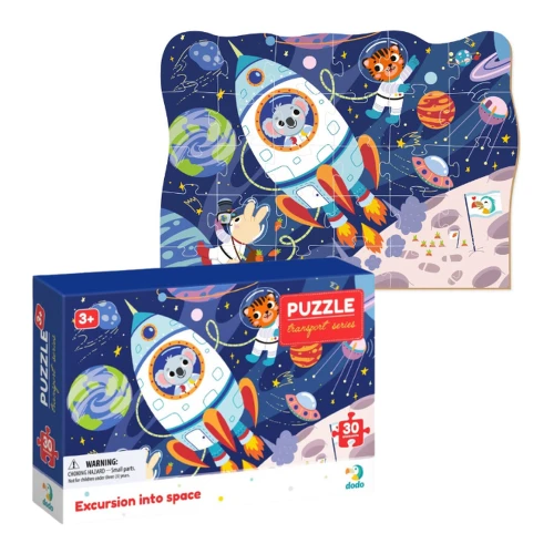 Puzzle Dodo Excursie în spațiu, seria Transport, 30 elemente cumpăra în Chișinau