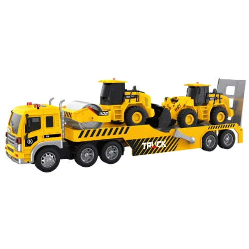 Set utilaje de construcții Wenyi cu fricțiune (lumini/sunete), scara 1:12 cumpăra în Chișinau