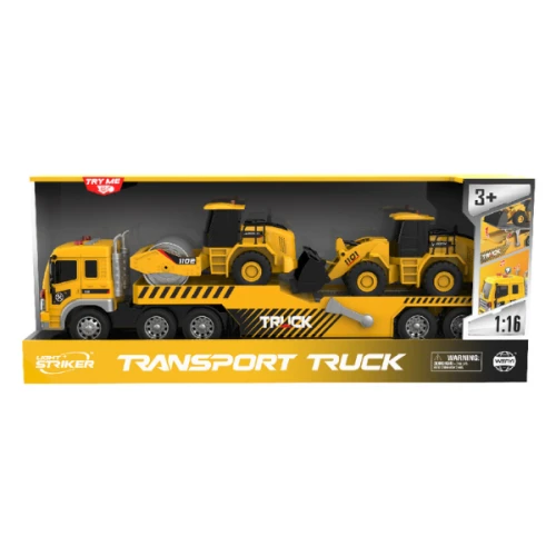 Set utilaje de construcții Wenyi cu fricțiune (lumini/sunete), scara 1:12 cumpăra în Chișinau