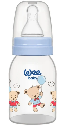 Бутылочка из пластика для младенцев Weebaby, 125 мл, в асс. купить в Кишиневе