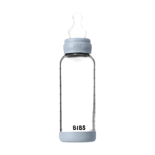 Biberon pentru bebelusi din sticla Bibs Silicone Baby Blue, 240 ml cumpăra în Chișinau
