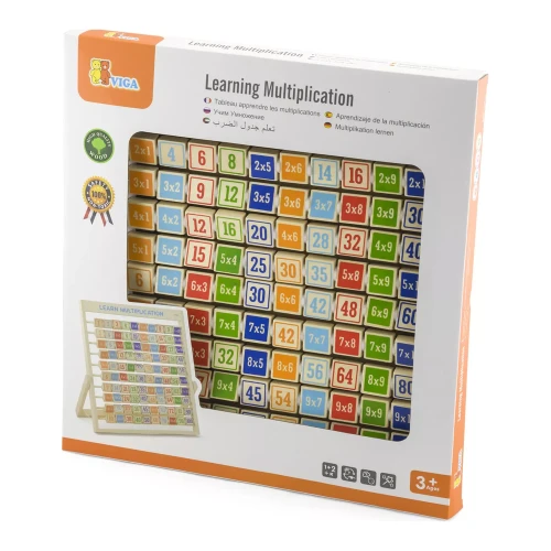 Развивающая деревянная игрушка Viga «Учим умножение» (Learn Multiplication) купить в Кишиневе
