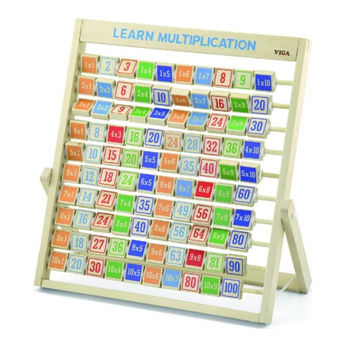 Развивающая деревянная игрушка Viga «Учим умножение» (Learn Multiplication) купить в Кишиневе