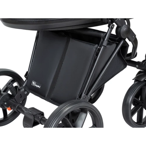 Коляска 2 в 1 Angelina Enigma Eco Leather Light Grey купить в Кишиневе