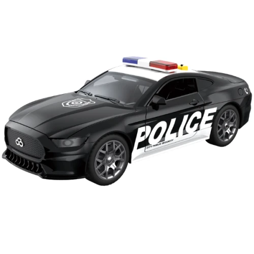Mașină de poliție Wenyi cu inerție (lumină/sunet), scara 1:18 cumpăra în Chișinau