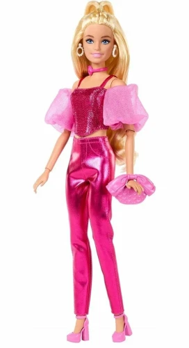 Кукла Barbie Fashionista в блестящем розовом костюме купить в Кишиневе
