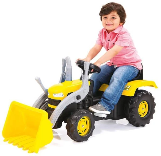 Excavator Dolu cu pedale și remorcă Ranchero, galben-negru cumpăra în Chișinau