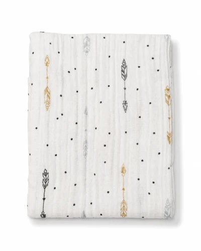 Пледик PernaMea Double Layer Arrows Ivory, 110x110 см купить в Кишиневе
