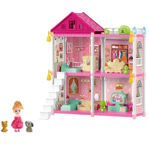 Căsuță pentru păpuși Essa Toys Villa, 98 elemente cumpăra în Chișinau
