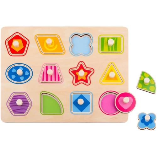 Деревянные пазлы Tooky Toy Shape купить в Кишиневе