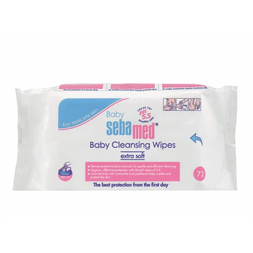 Влажные салфетки Sebamed Baby Extra Soft, 72 шт. купить в Кишиневе