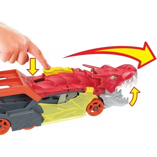 Camion Hot Wheels Dragon furios cu depozitare pentru mașini cumpăra în Chișinau