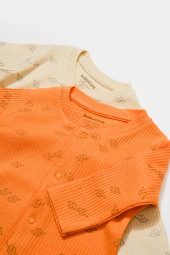Salopete BabyCosy Modal Beige & Apricot, 2 buc. (6-9L) cumpăra în Chișinau
