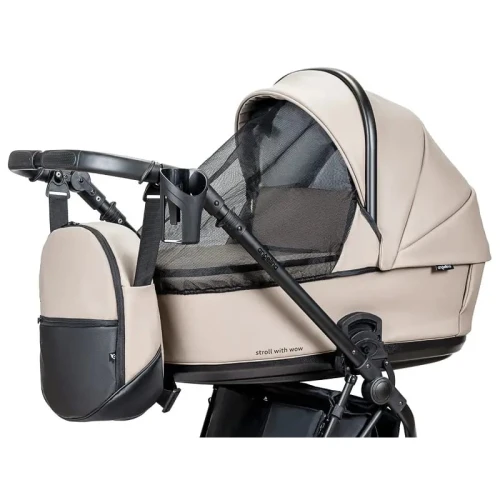 Carucior 2 in 1 Angelina Enigma Eco Leather Beige cumpăra în Chișinau