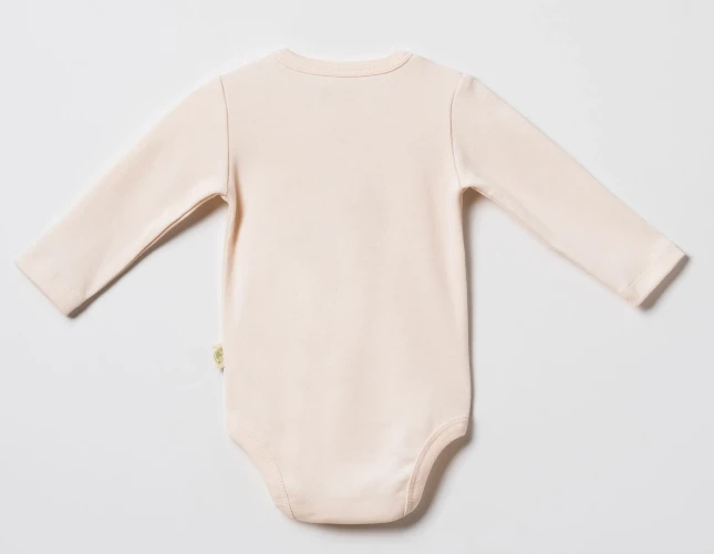 Body cu mânecă lungă BabyCosy Green & Ecru, 2 buc. (6-9L) cumpăra în Chișinau