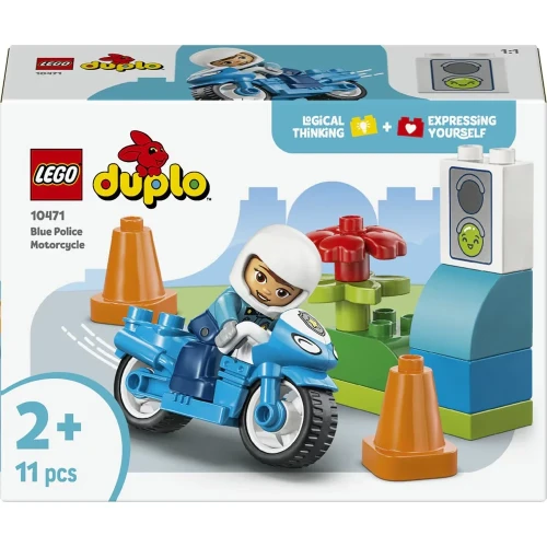 Set construcție Lego Duplo Blue Police Motorcycle, 11 elemente cumpăra în Chișinau