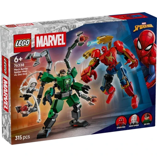 Конструкторы Lego Marvel Mech Battle: Spider-Man vs. Doc Ock, 315 элементa купить в Кишиневе
