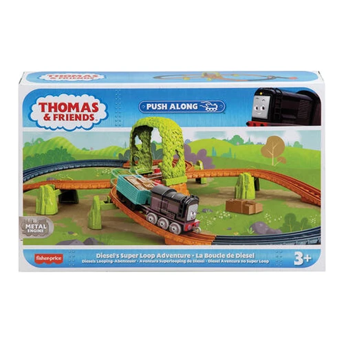 Набор железной дороги Thomas & Friends Fisher-Price Diesel's Super Loop Adventure, 21 деталь купить в Кишиневе
