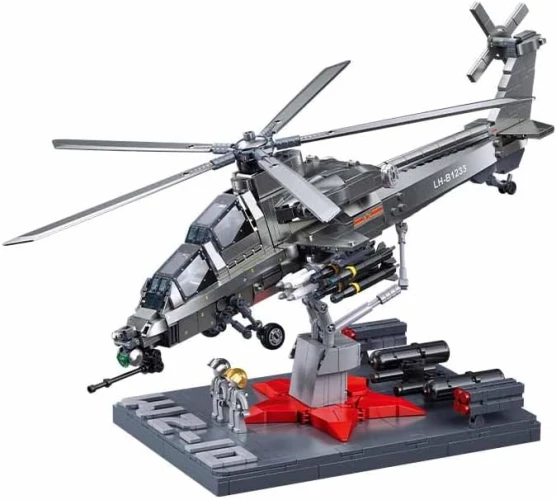 Конструктор Sluban Helicopter WZ-10S, 914 элементов купить в Кишиневе
