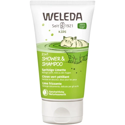 Шампунь и гель для душа детский Weleda Zesty Lime, 150 мл купить в Кишиневе