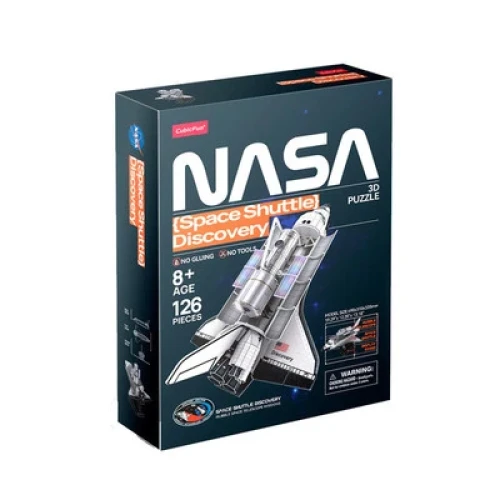 Puzzle 3D Cubic Fun NASA Space Shuttle Discovery, 126 elemente cumpăra în Chișinau