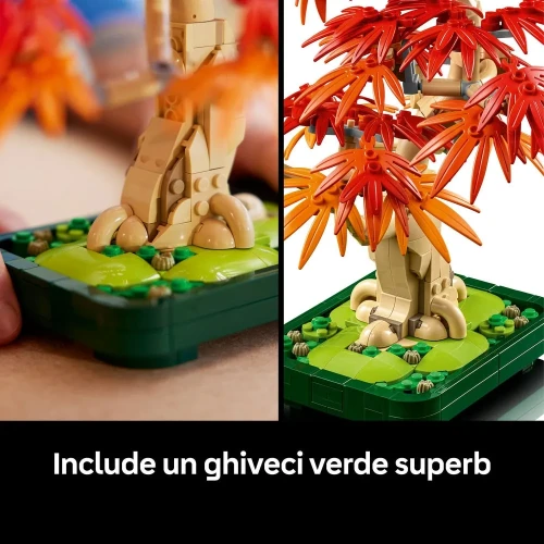 Set construcție Lego Botanicals Japanese Red Maple Bonsai Tree, 474 elemente cumpăra în Chișinau