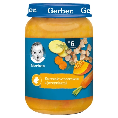 Пюре Gerber овощи с курицей (6 мес+), 190 г купить в Кишиневе