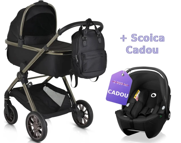 Carucior 2 in 1 Moni iClick Black cumpăra în Chișinau