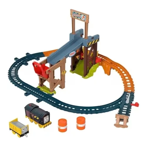 Набор железной дороги Thomas & Friends Diesel's Lift & Load Construction Mattel JBW20 купить в Кишиневе
