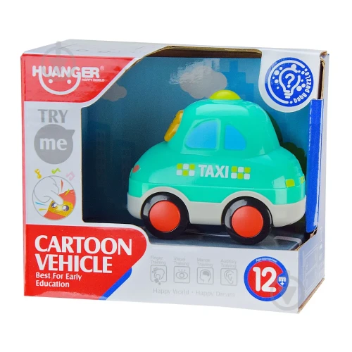 Jucărie interactivă Epid Carton Vehicle Taxi Green cumpăra în Chișinau