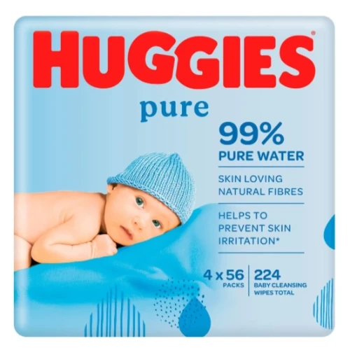 Servetele umede Huggies Pure, 224 buc. cumpăra în Chișinau
