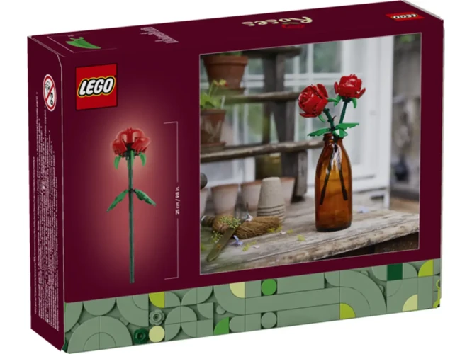Set construcție Lego Botanicals Roses, 120 elemente cumpăra în Chișinau