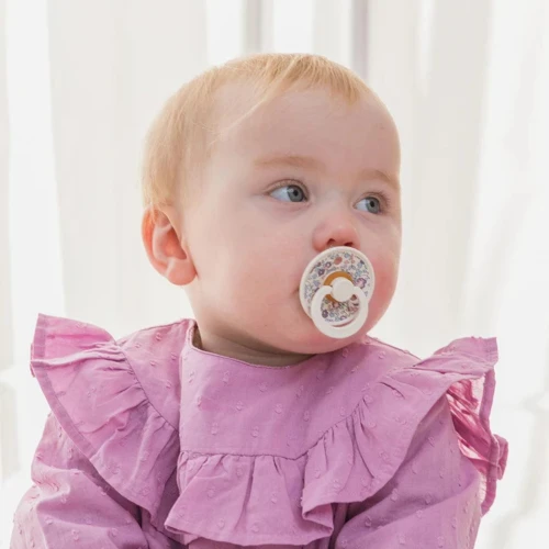 Пустышка круглая латексная Bibs Liberty Eloise Blush Mix (0-6 мес), 2 шт. купить в Кишиневе
