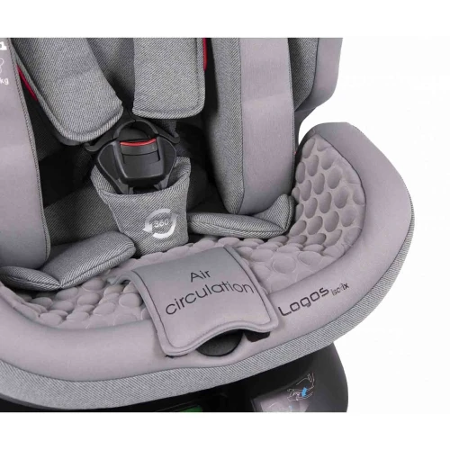 Автокресло 40-150 см (i-Size) Isofix Coletto Logos Red, поворотное 360 купить в Кишиневе