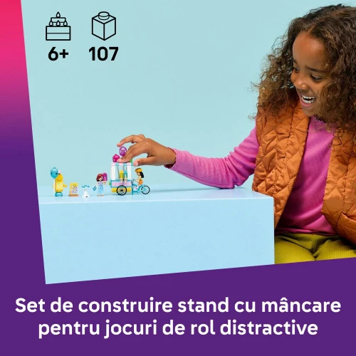Конструкторы Lego Friends Ice Cream & Balloon Stand, 107 элементов купить в Кишиневе