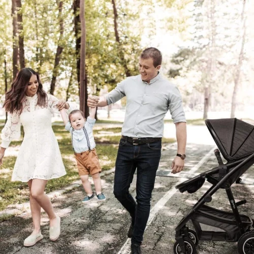 Коляска 3 в 1 BabyGo Simplex Grey Melange купить в Кишиневе