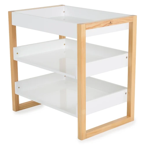 Masa de infăşat Moni Timber White, 82x54x80 cm cumpăra în Chișinau