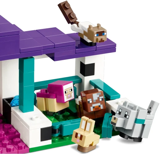 Set construcție LEGO Minecraft The Animal Sanctuary, 206 elemente cumpăra în Chișinau