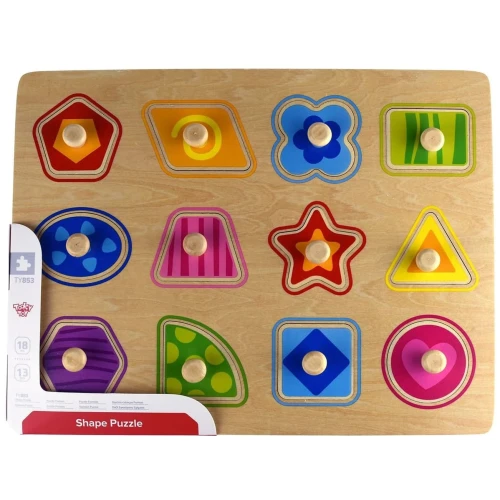 Деревянные пазлы Tooky Toy Shape купить в Кишиневе