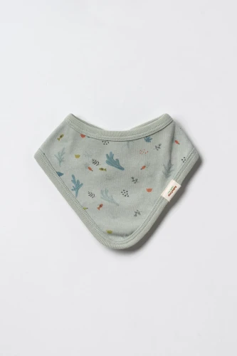 Хлопковый слюнявчик BabyCosy Green, 3 шт. купить в Кишиневе
