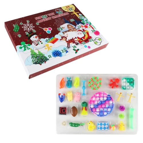 Адвент календарь Essa Toys с антистресс игрушками купить в Кишиневе