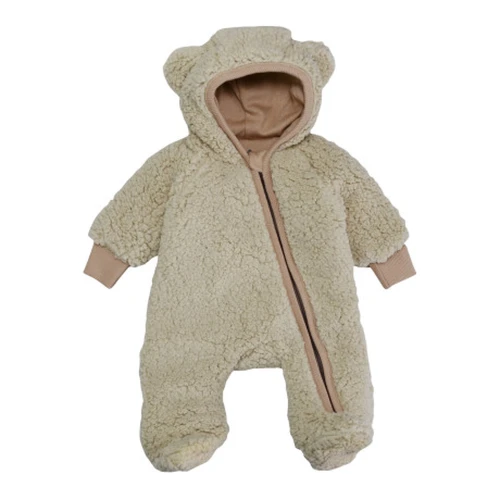 Комбинезон с капюшоном для малыша Minikin Teddy, бежевый, искусственный мех, р.56 купить в Кишиневе