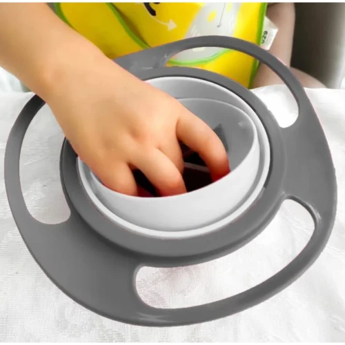 Многофункциональная миска с крышкой BabyJem Amazing Bowl Grey купить в Кишиневе